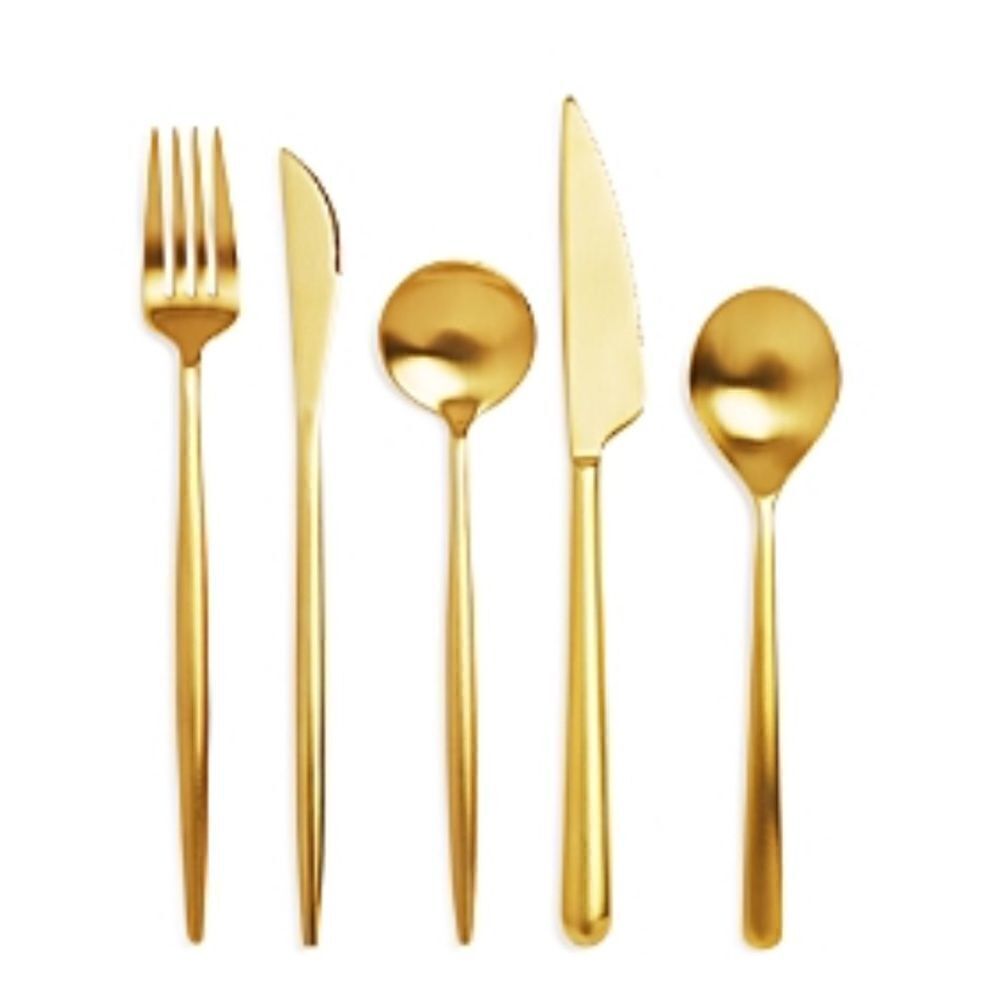 Hampton Forge Zephyr Satin, 20-Piece Flatware Set